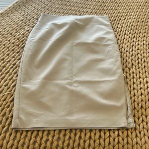 Express Pencil Skirt, Taupe, Size 8